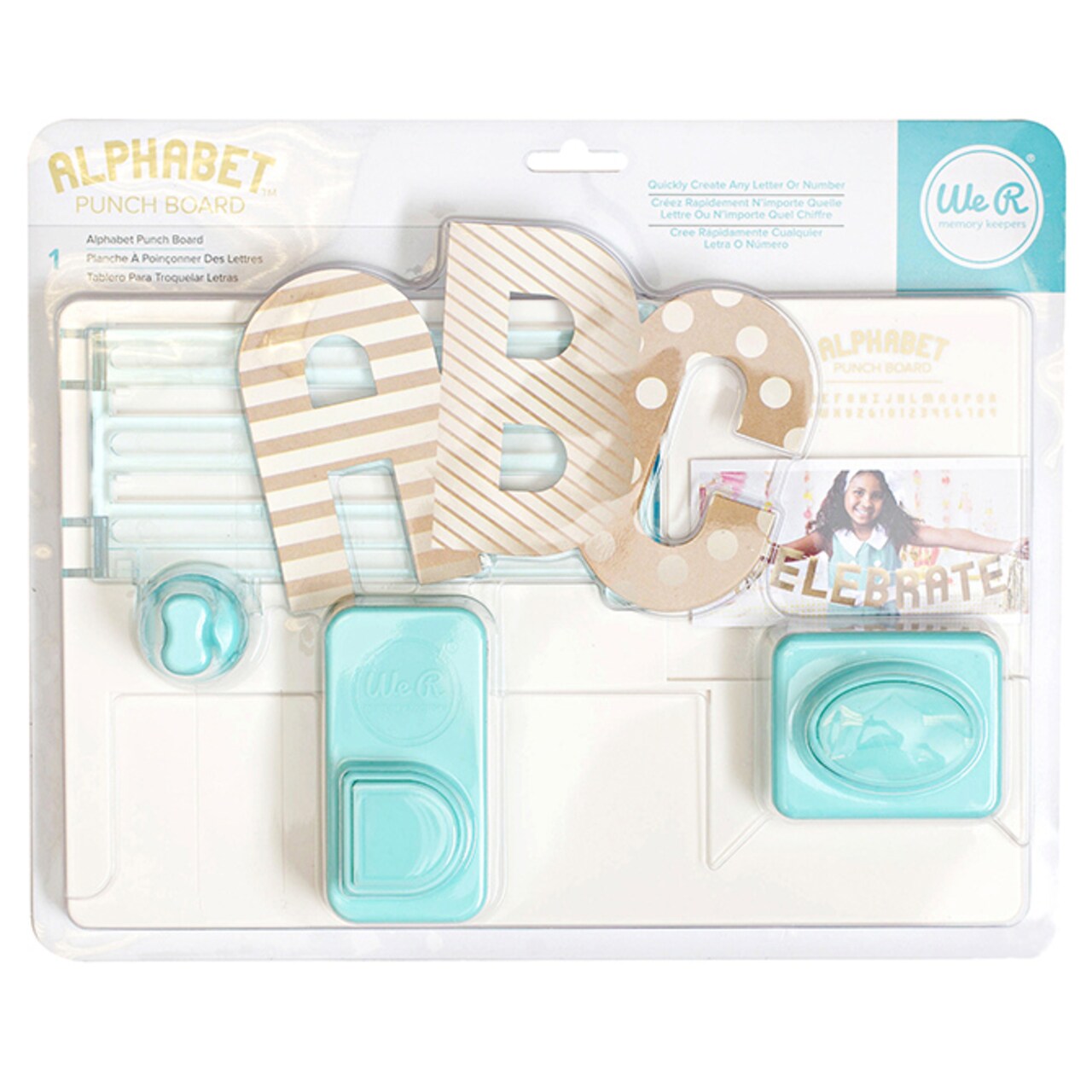 We R Memory Keepers Alphabet Punch Board Crafts Scrapbooking 660889 by American Crafts